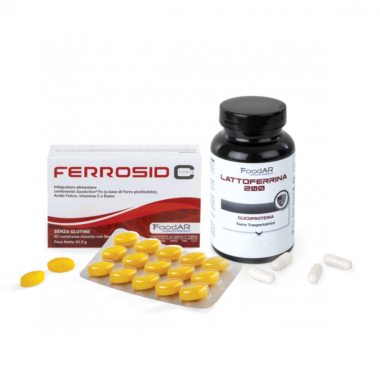 FerroSid C Forte 30 cp + Lattoferrina 60 cps