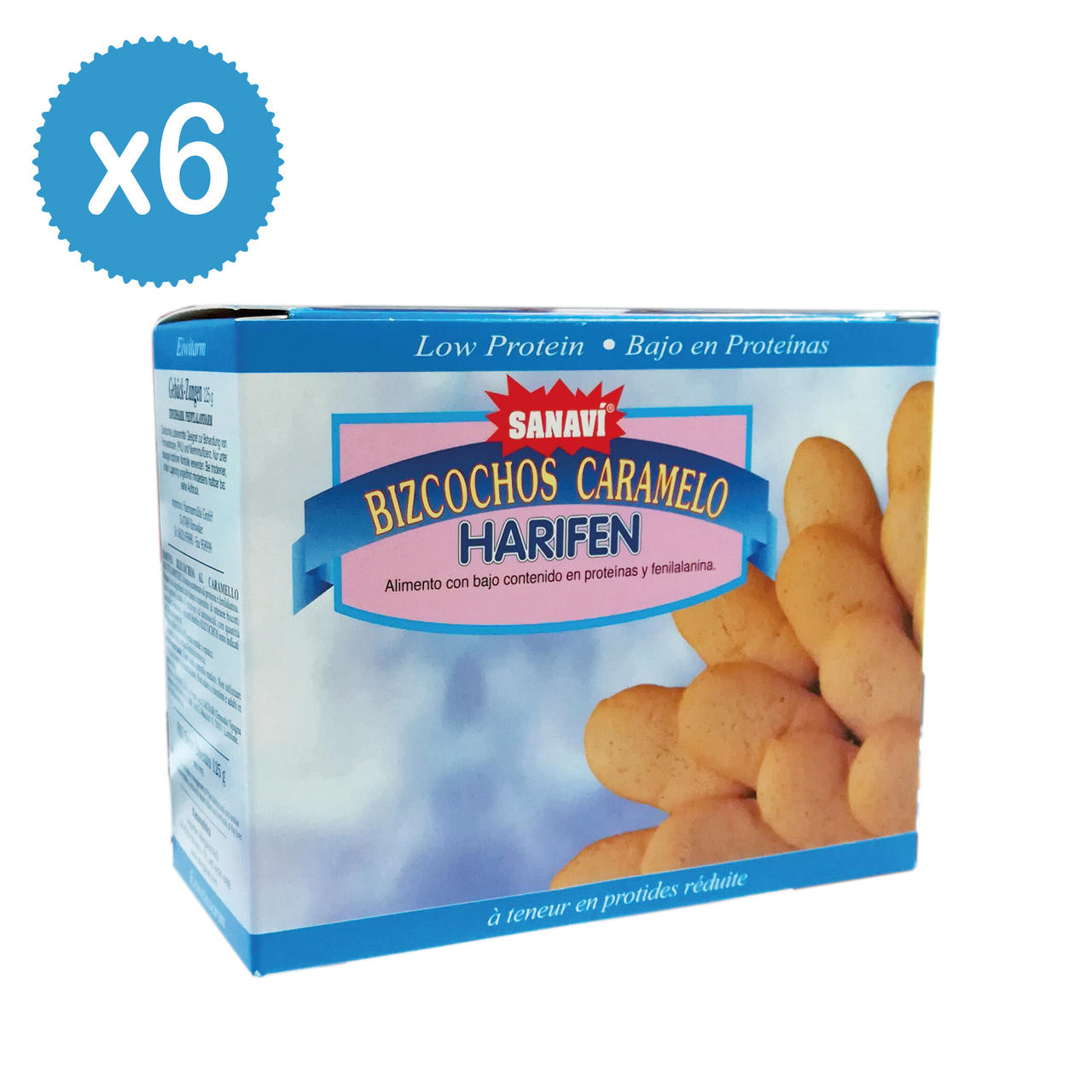 Harifen Biscotti Caramello 6 x 125g