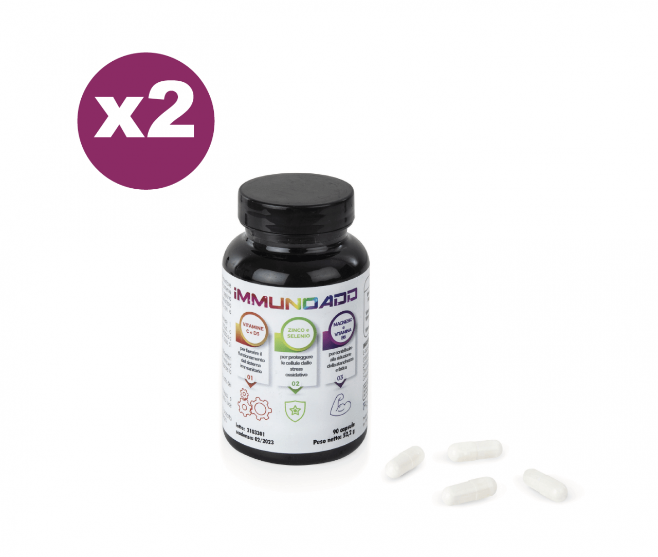 ImmunoAdd 2 x 90 capsule