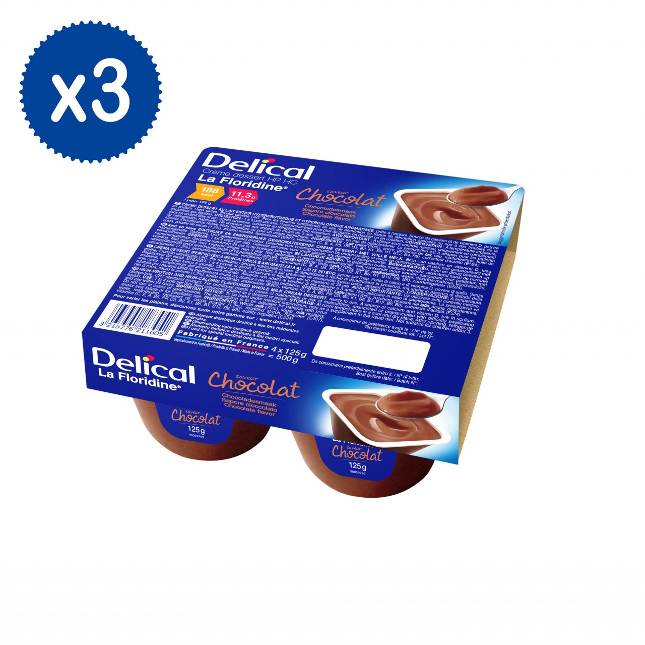 Floridine Chocolate 12 x 125g