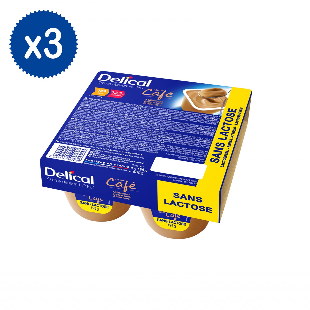 Delical Crème Dessert Caffe 12 x 125g