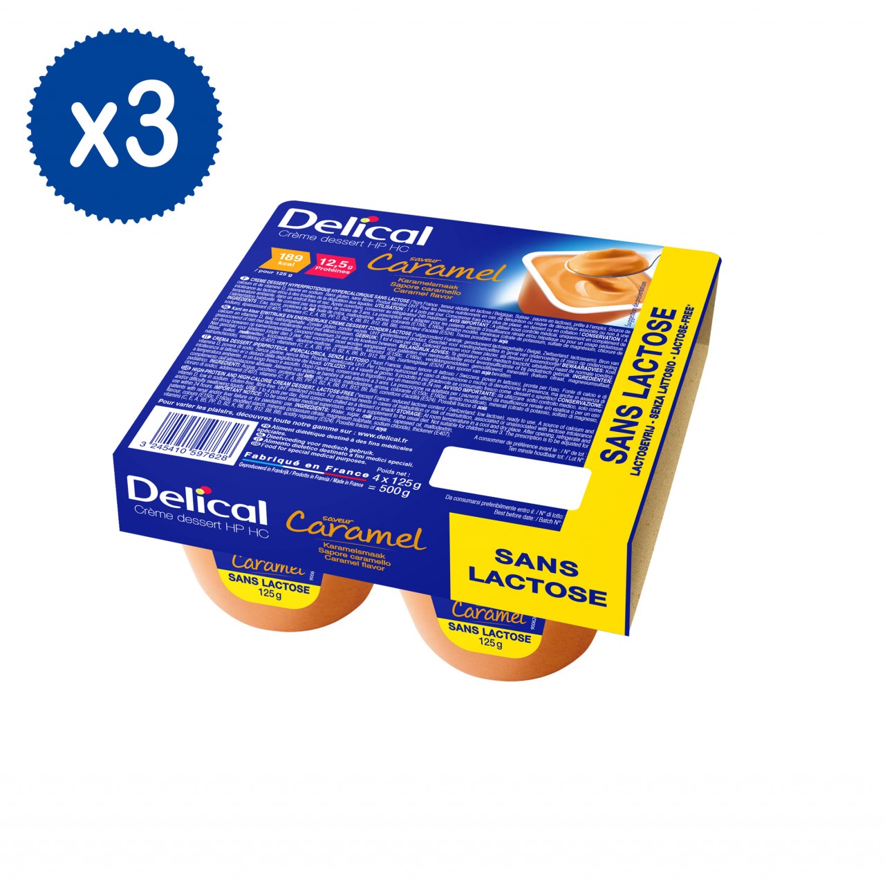 Delical Crème Dessert Caramello 12 x 125g