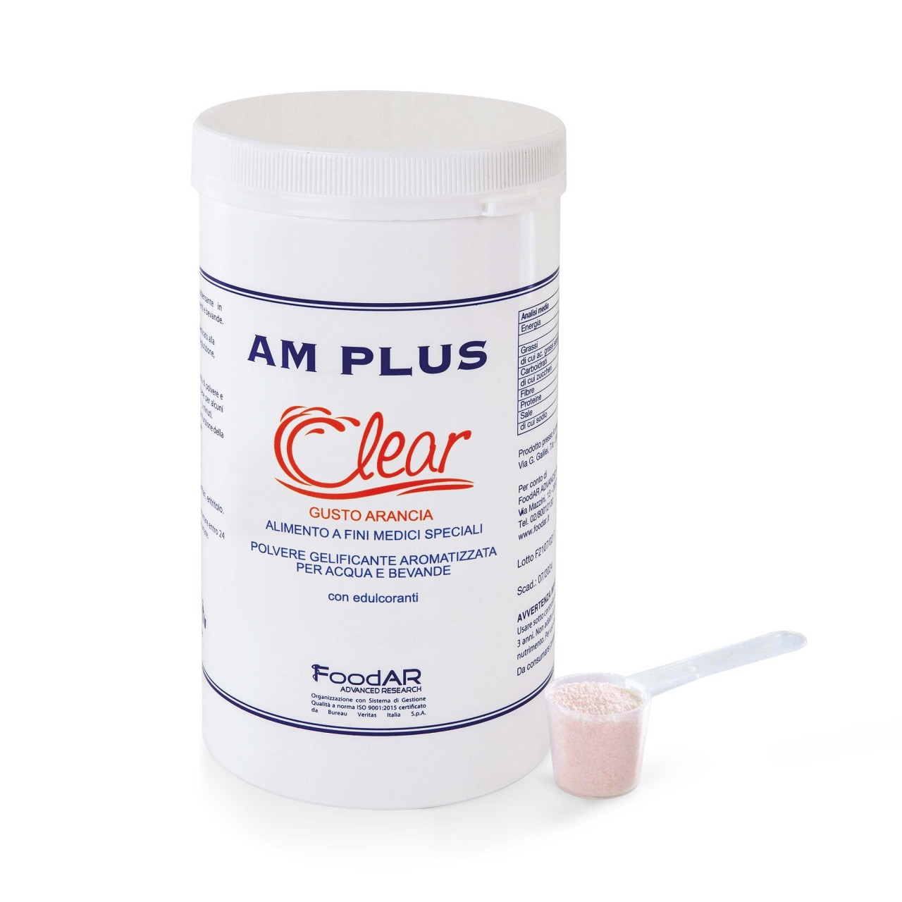 AM Clear Arancia 500g edulcorato